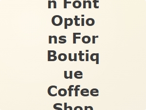 Handwritten Fonts That Elevate Boutique Coffee Shop Branding